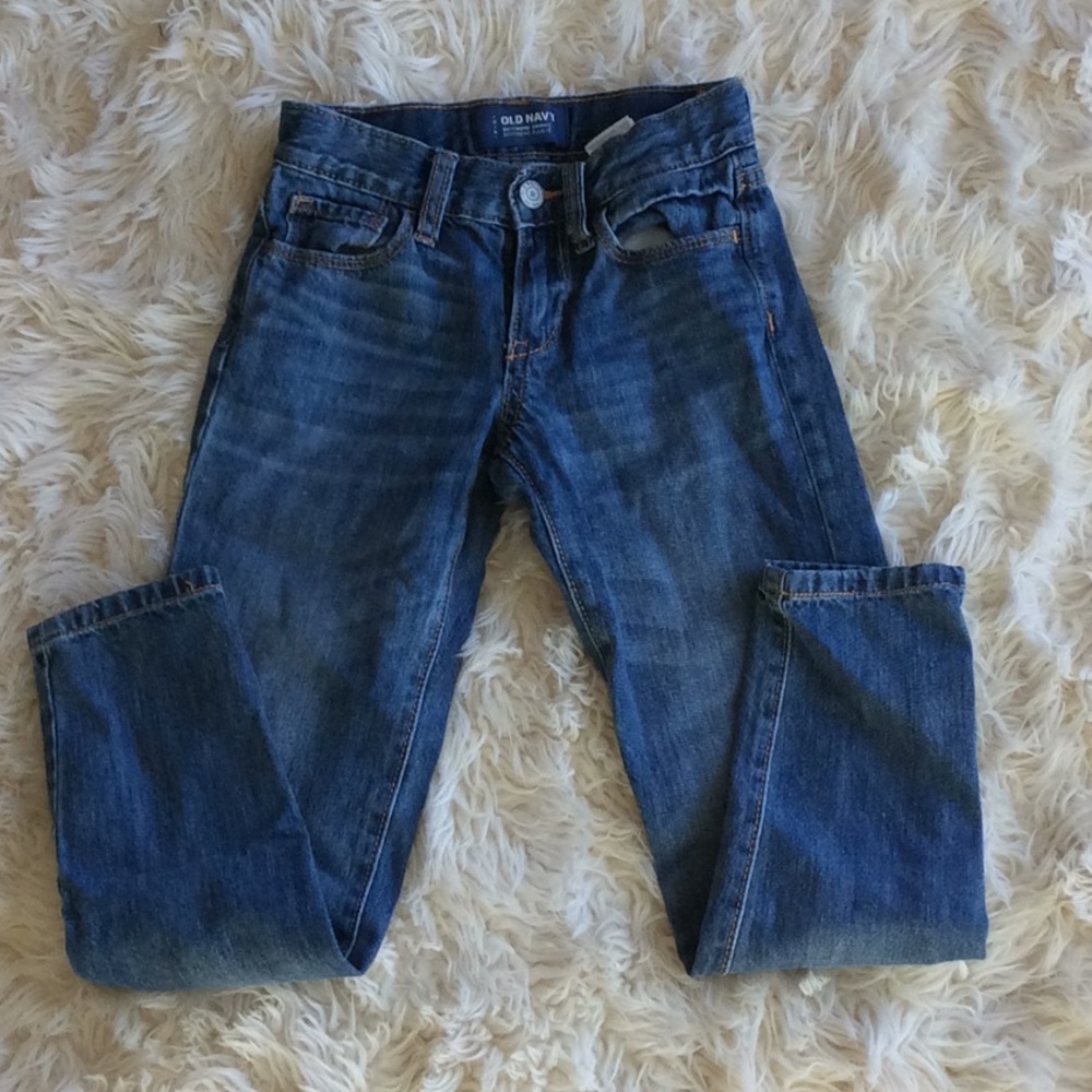 5/$25 Old Navy boyfriend skinny jeans denim size 8
